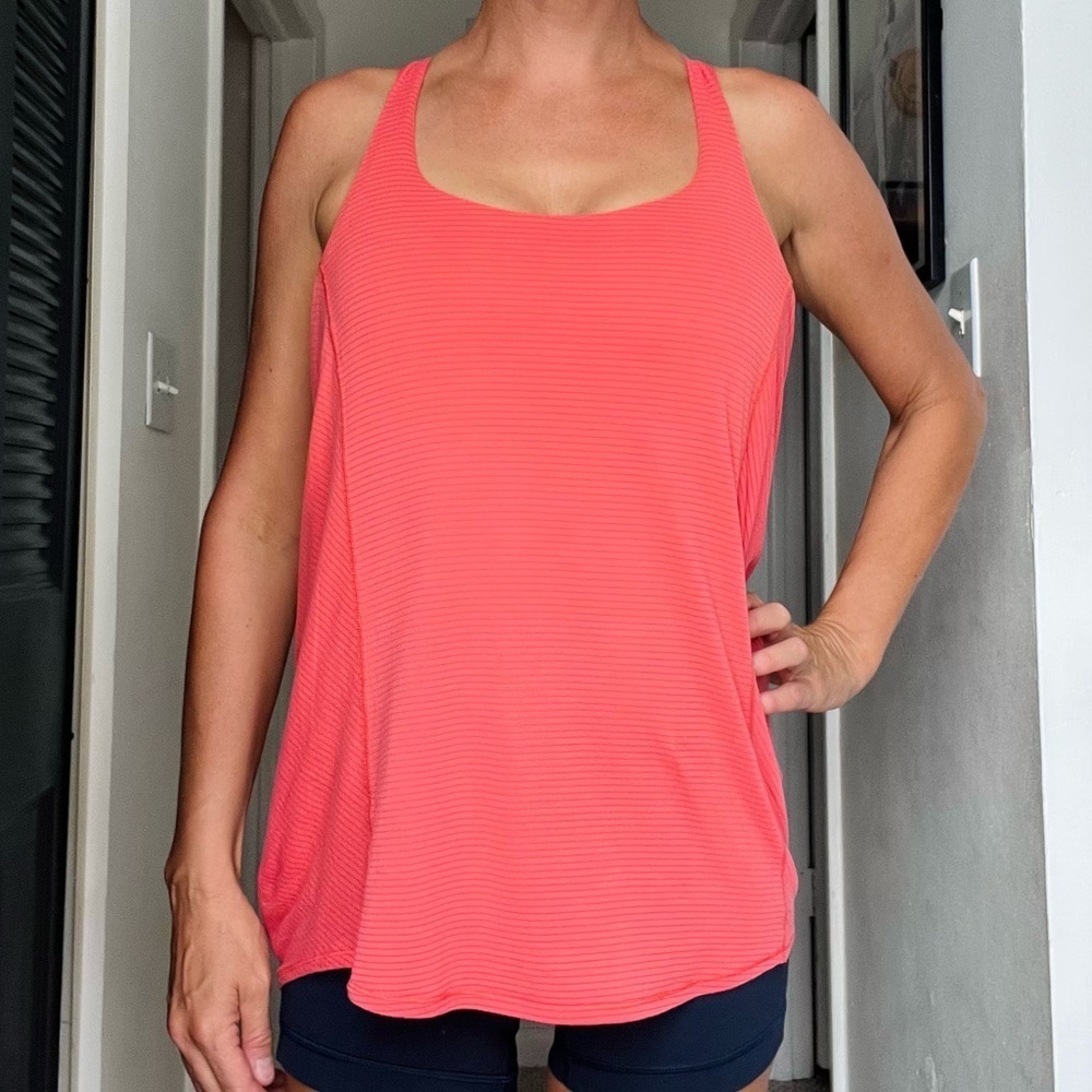 Lululemon Wild tank Women's Coral atomic red Tank Top 6